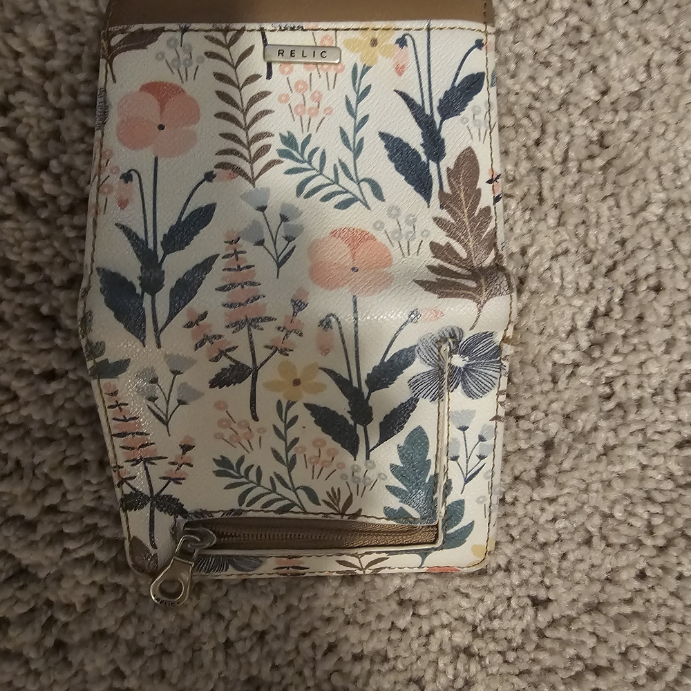 Relic Floral Women's Bag - White and Brown